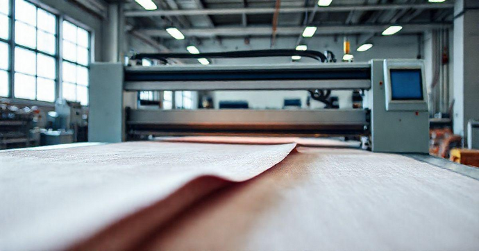 Máquina de Corte de Tecido Industrial a Laser