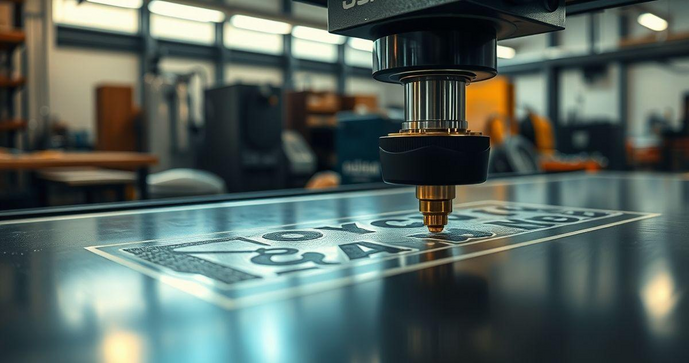 Gravação a Laser em Metal: Descubra as Vantagens e Aplicações dessa Tecnologia