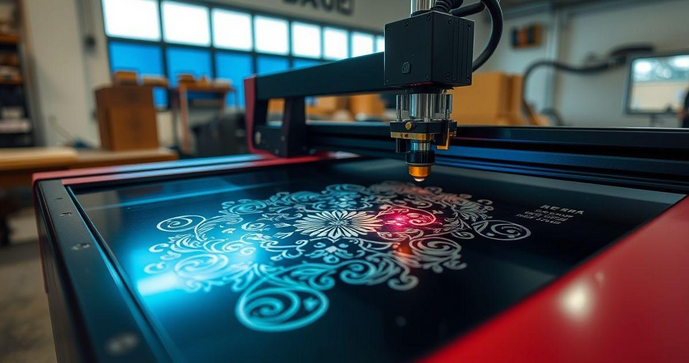 Máquina corte e gravação a laser transforma projetos em realidade com precisão e eficiência