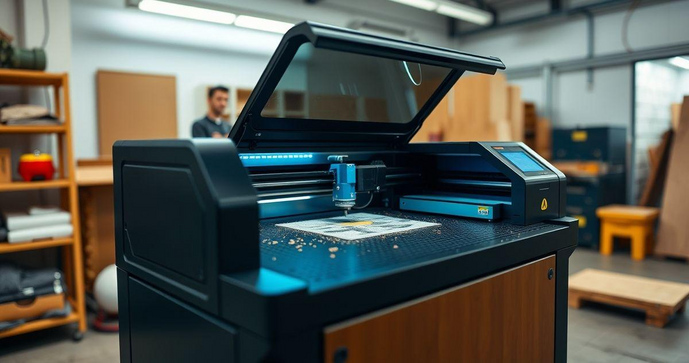 Máquina de corte a laser portátil: eficiência e versatilidade para seus projetos